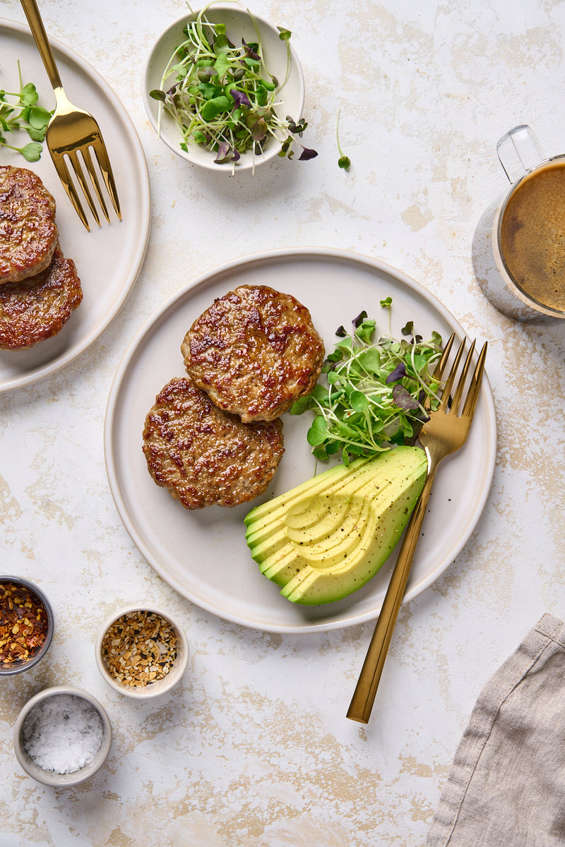 Organic Chicken Breakfast Sausage Patty Yorkshire Valley Farms