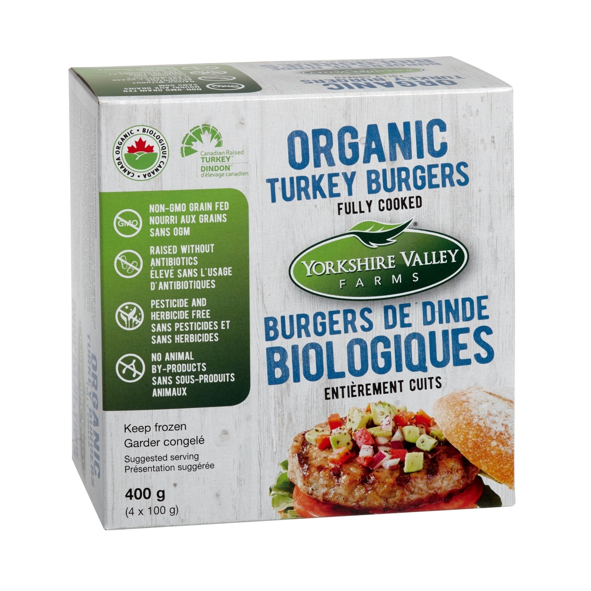 Organic Turkey Burgers