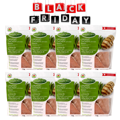 Black Friday Bundle: Organic Chicken Breasts (8 packs)