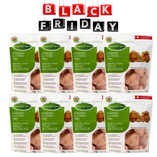 Black Friday Bundle Organic Chicken Thighs (8 packs)