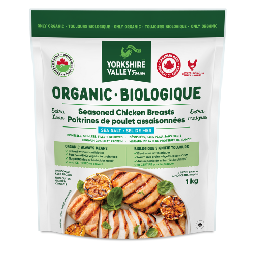Organic Chicken Breasts (Seasoned)