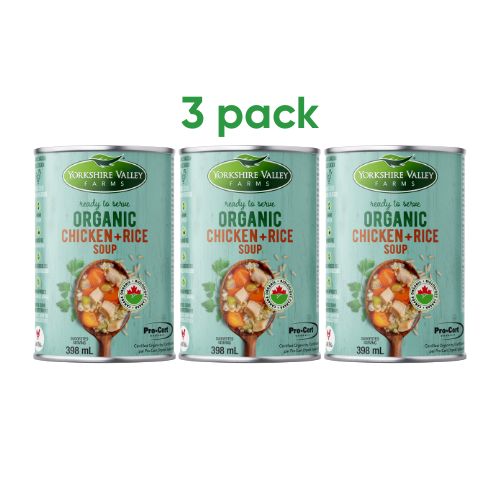 Organic Chicken and Brown Rice Soup 3pk