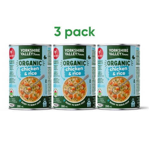 Organic Chicken and Brown Rice Soup 3pk