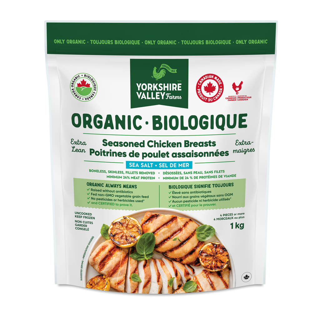 Organic Chicken Breasts (Seasoned)
