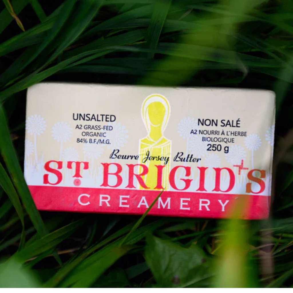 Beurre salé biologique nourri à l'herbe, 250 g