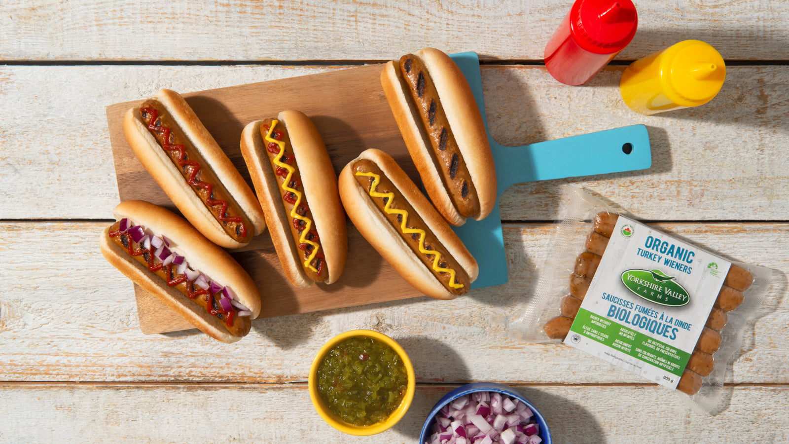 Organic Turkey Hot Dogs Yorkshire Valley Farms