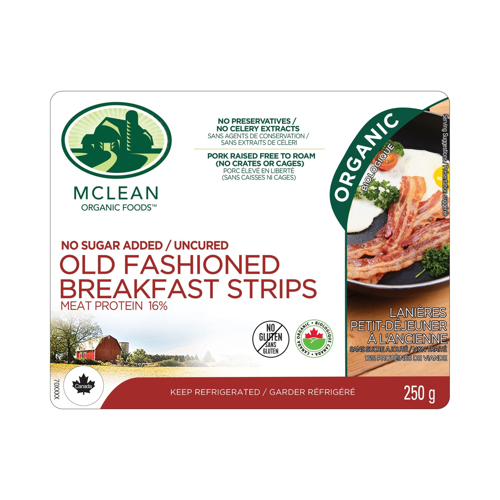 McLean Meats Organic Old Fashioned Bacon